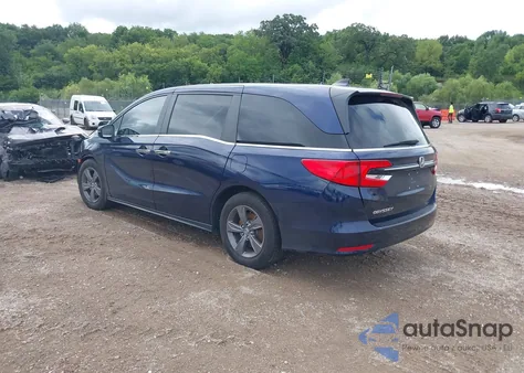 2022 Honda Odyssey Ex z USA, uszkodzony, nr VIN 5FNRL6H59NB005109